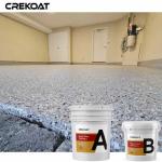 Hygienic Epoxy Flake Floor Coating For Hospital Residential Garages Flooring