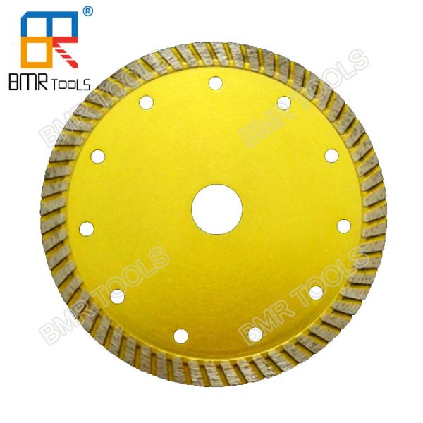 Diameter 105mm in 20mm hole size diamond circus turbo blade for ceramic wet