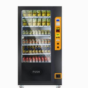 Quality Fresh Orange Commercial Food Vending Machine Coin Operated With Touch Screen wholesale