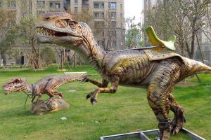 Quality Waterproof Animatronic Dinosaur Ride , Jurassic World Monolophosaurus Dinosaur Ride wholesale