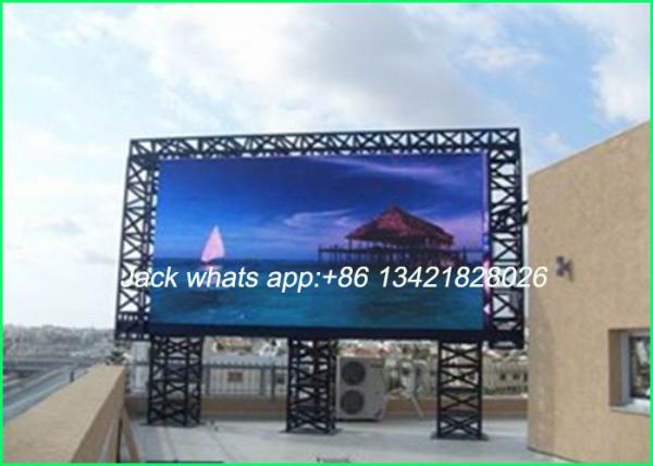 Cheap OEM / ODM P10 Outdoor LED Displays For Plaza Park / Stadium 960 * 960mm for sale
