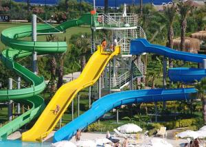 Quality Customized Outdoor Spiral Water Slide Aqua Park Equipment wholesale