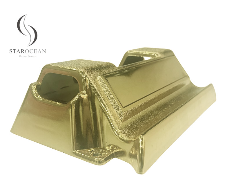 Light Gold Plastic Coffin Corner High Quality Funeral Supplies Wholesale 7# LG