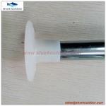 Steel tent pole