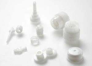 Quality Medical White Plastic Injection Parts Gear Micro ABS Various Size Corrosion Resistant wholesale