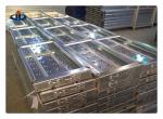 Perforated Customized Steel Scaffold Planks Galvanize Q235 Construction Walk