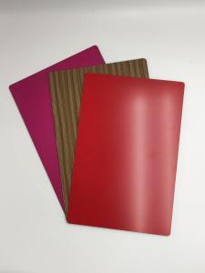 Quality Interior PVDF ACP Sheet Panel 3mm Partition Use Wood Grain Surface wholesale