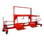 100mm Twin Warp Beam Trolley Electric Knitting Top Beam Harness Frame Transporti