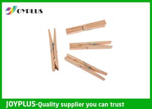 Quality Safety Household Plastic Clothes Pegs Wooden Clips For Clothes OEM / ODM Available wholesale