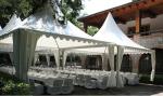 OEM Beautifully Crafted Large Wedding Marquee Tent With Timeless White Tones