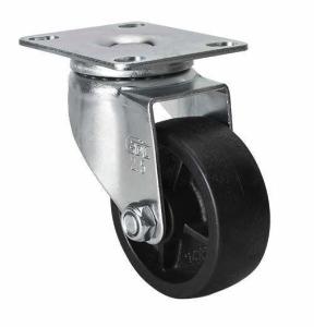 Quality Zinc Plated 2.5&quot; 70kg Plate Swivel Po Caster for Heavy Loads and High Speeds 36125-03 wholesale