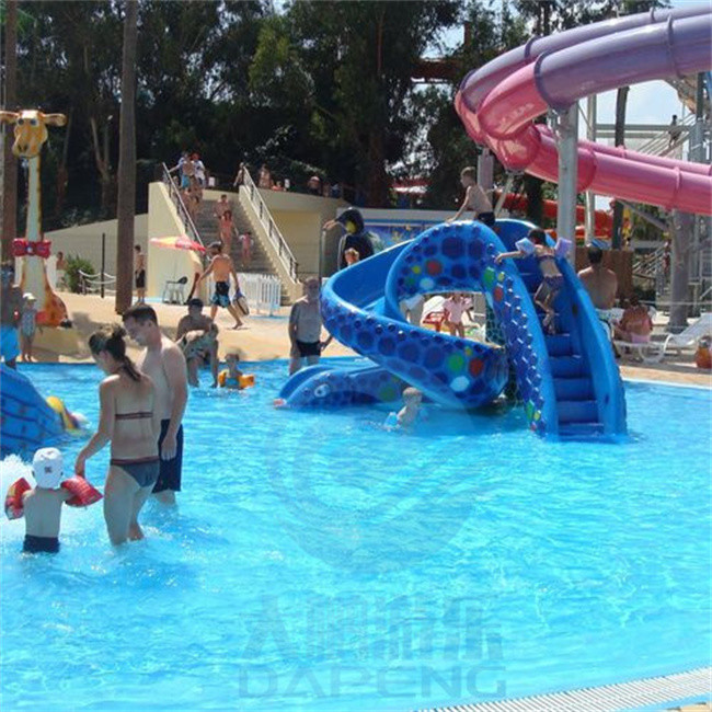 Kids Cobra Water Slide Fiberglass Swimming Pool Snake Water Slide