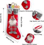 Christmas Stockings Unique 3D Gnomes Xmas Stockings Santa Claus Fireplace