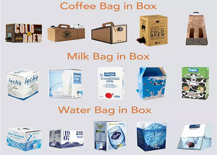 Gravure Printing Red Wine And Milk Bag In Box With Dispenser Aseptic