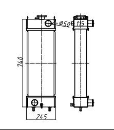Quality Komatsu PC60-8 Excavator Radiator Heat Resistance Paint wholesale