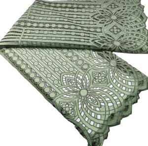 Quality New comfortable cord guipure lace wedding african lace soft water soluble lace women dress Nigerian embroidery fabric wholesale