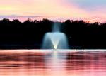 Outdoor Garden V Shape Small Musical Fountain Colorful 12 Month Free Warranty