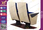 Fixed Plywood Modern Trainning Room Chairs With Single Leg Floor Mounted