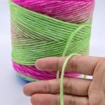 Dyed Flag Yarn Crochet Cotton Acrylic Blend Yarn Hand Knitting
