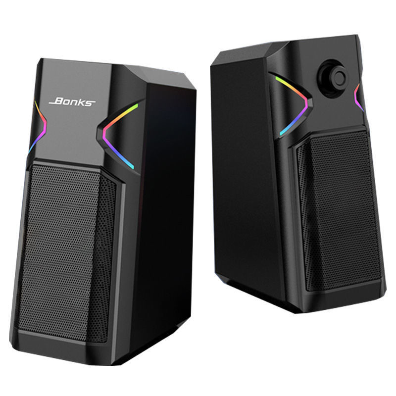 RGB Gaming Computer Speaker USB Laptop Small Audio Super Volume Desktop Subwoofers