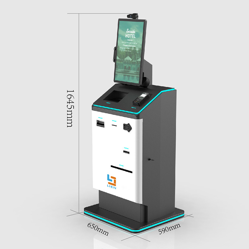 Holiday Village RS232 Check In Kiosk Check Out POS Terminal For Hotel