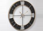 Roman Numerals Metal Wall Art Clock