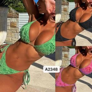 Quality Floral Swimwear For Beach Occasion Sexy Fashion Ladies In Stock Backless High Elastic Waterproof wholesale