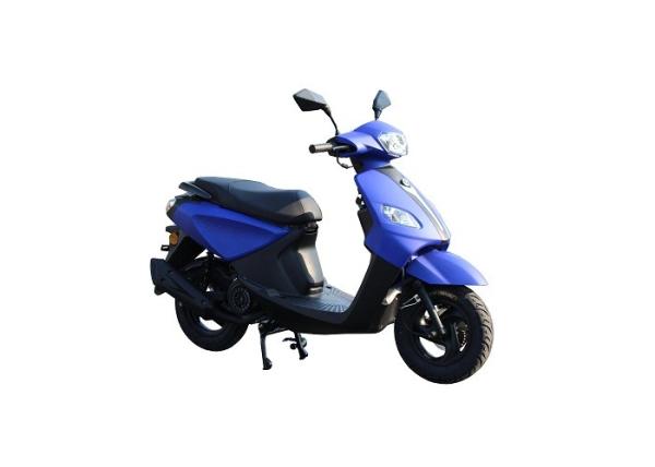 gas motor scooter 125cc 150cc JOG GY6 engine front disc rear drum black alloy