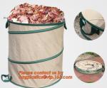 heavy duty foldable pop up garden waste leaf bag,Durable Garden Pop Up Bag