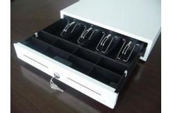 Quality Lockable Electronic Cash Drawer Manual Metal Money Box With Slot 410M wholesale