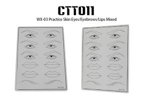 Quality PCD Silicone Permanent Makeup Practice Skin / Training Fake Tattoo Skin wholesale