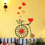 Personalised Removable Wall Flower Stickers XCL-001 / Design Wall Sticker