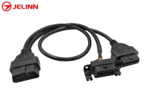 Quality OBD2 OBDII Male to BMW OBD2 Female and OBD2 Female Splitter Y Cable wholesale