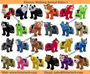 Quality Battery Animal Ride Bike Plush Animal Electric Scooter Cover Stuffed Furry wholesale