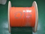 Orange Duplex Flat Fiber Optic Cable , Indoor 62.5 / 125um Fiber Optic Patch
