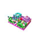 Candy Land Children Fun Park Inflatable Bouncy Obstacle