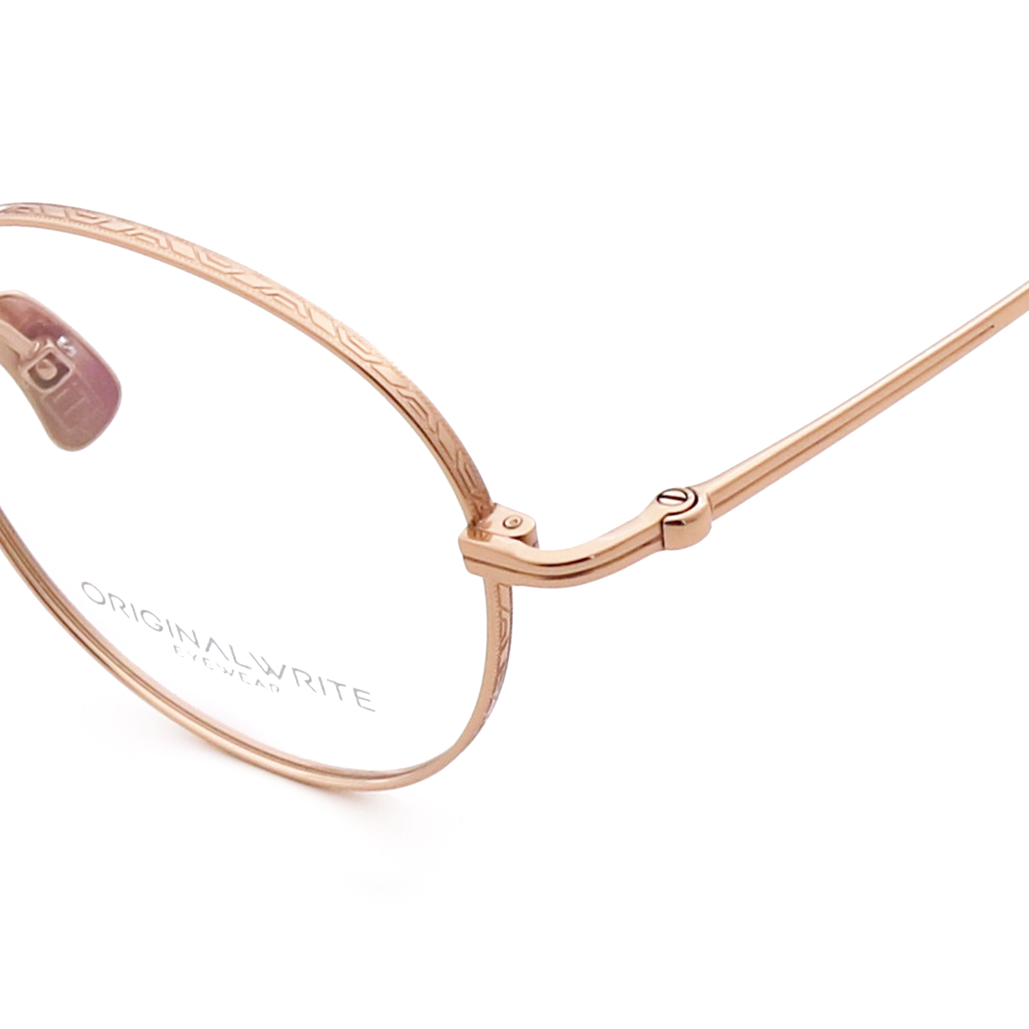 Round Optical Frames Pure Titanium Frame Glasses Elasticity 88211