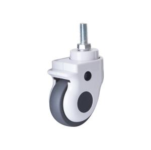 Quality Thermoplastic Rubber Medical Grade Hospital Bed Caster Wheels 125mm wholesale