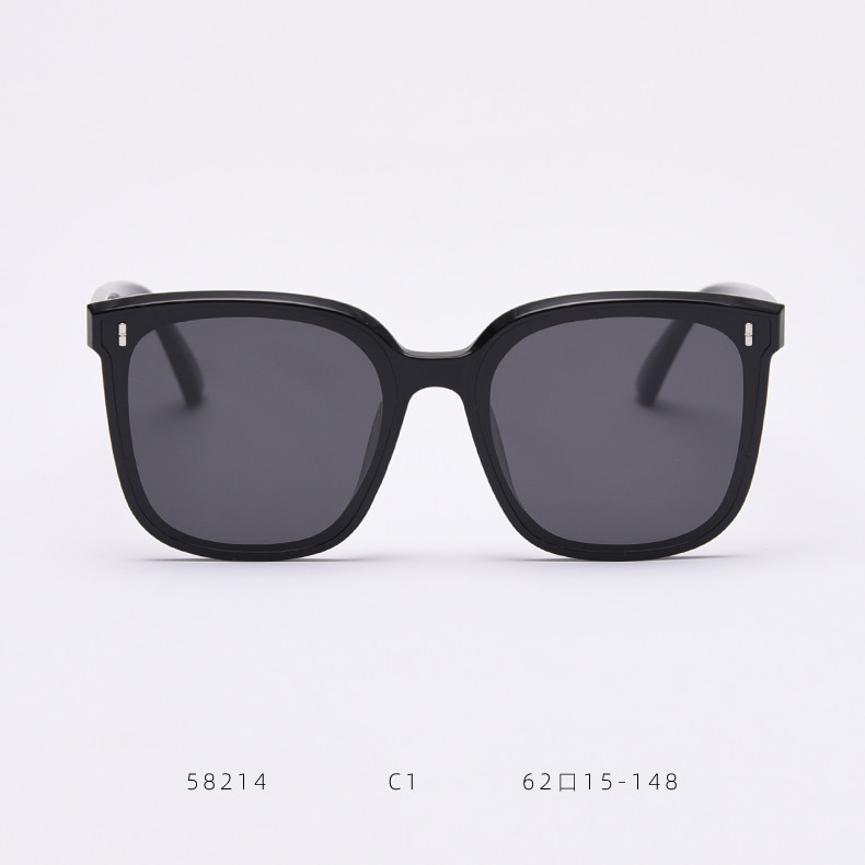 Ultralight TR Polarized UV Resistant Frida Square Rimmed Sunglasses