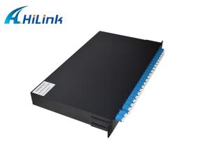 Quality AAWG Passive Device DWDM Mux Demux 40CH Dual Fiber 1U Rack Mount 19 Inches wholesale