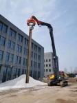 Long Boom Kobelco SK460 Doosan DX500 Excavator Mounted Vibro Hammer