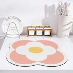 Table Decoration Accessories Type Non Slip Dish Drying Mat for Kitchen Counter