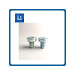 Inner Hex Steel Oil Plug With Rubber Washer White Zinc