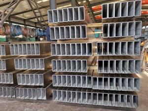 China Structural Galvanised Steel Box Section , Galvanised Rectangular Tube Posts Durable on sale