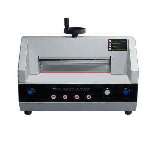 Quality Thick Cutting 330mm Precision Heavy Duty Paper Cutting Machine with 750W Electric Power wholesale