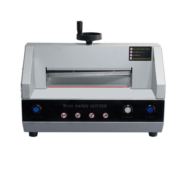 45KG Gross Weight Electric A3 A4 Guillotine Desktop Paper Cutter for Thick