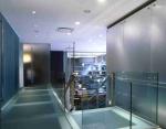 Clear Acid Etched Pattern Glass Panels For Shower Door