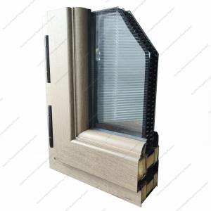 Quality Double Glass Aluminum Window High Heat Break Extreme Impact Resistance For House wholesale