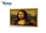 Wooden Frame Digital Wall Picture Frame 49 Inch For Wedding Dress Shop
