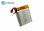103035 1100mAh Small 3.7V Rechargeable Battery , Custom Battery Packs